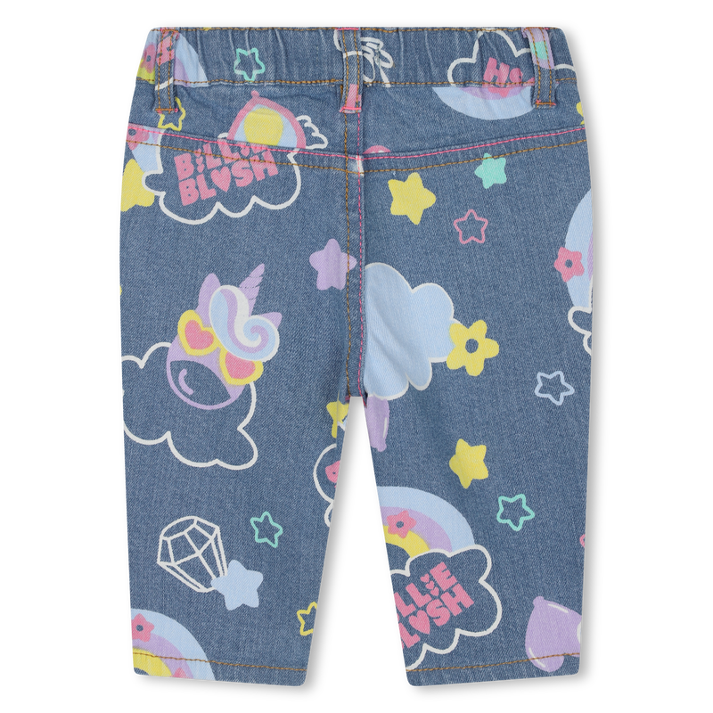 Jean imprim&eacute; taille &eacute;lastiqu&eacute;e BILLIEBLUSH 
                        FILLE