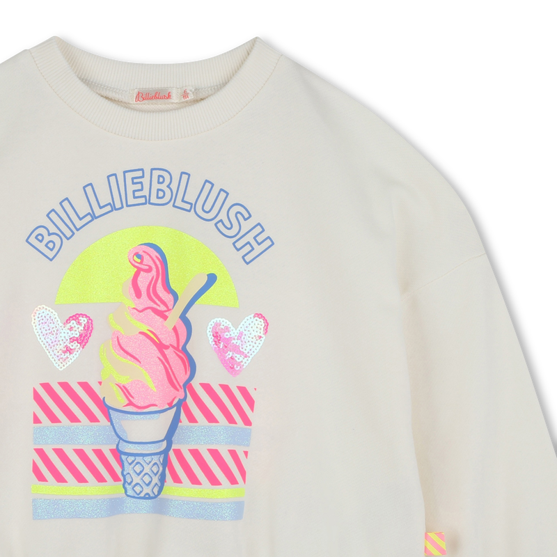 Sweat-shirt molletonn&eacute; BILLIEBLUSH 
                        FILLE