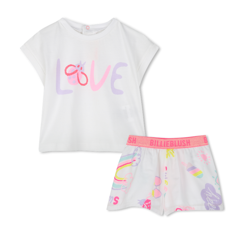 Ensemble T-shirt et short BILLIEBLUSH 
                        FILLE