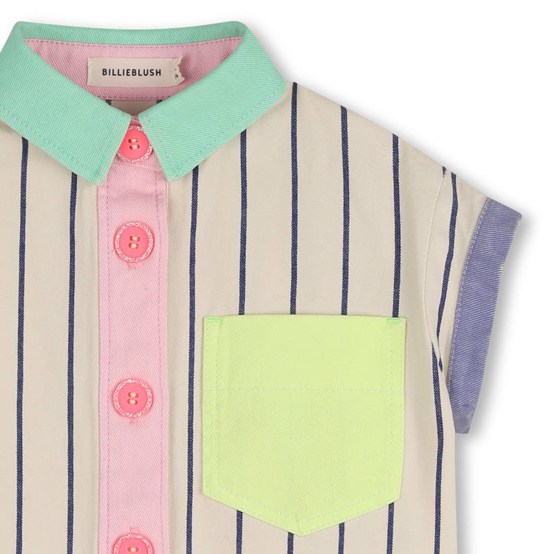 CHEMISE RAY&Eacute;E MANCHES COURTES BILLIEBLUSH 
                        FILLE