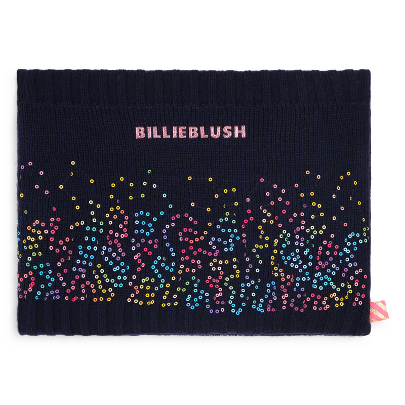 Tour de cou tricot orn&eacute; de sequins BILLIEBLUSH 
                        FILLE