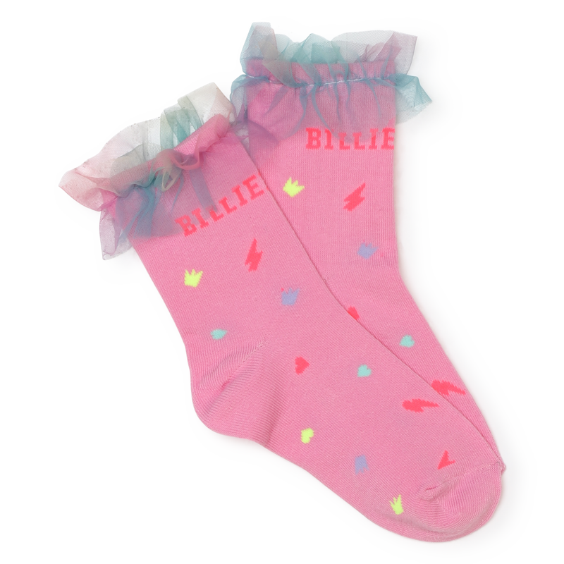 Lot de 2 chaussettes &agrave; c&ocirc;tes BILLIEBLUSH 
                        FILLE