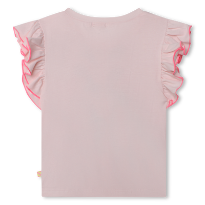 T-shirt &agrave; col rond et volants BILLIEBLUSH FILLE