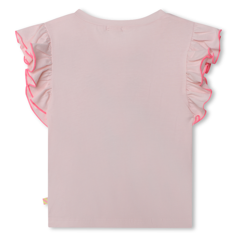 T-shirt &agrave; col rond et volants BILLIEBLUSH 
                        FILLE