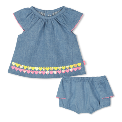 Ensemble en jean avec volants BILLIEBLUSH FILLE