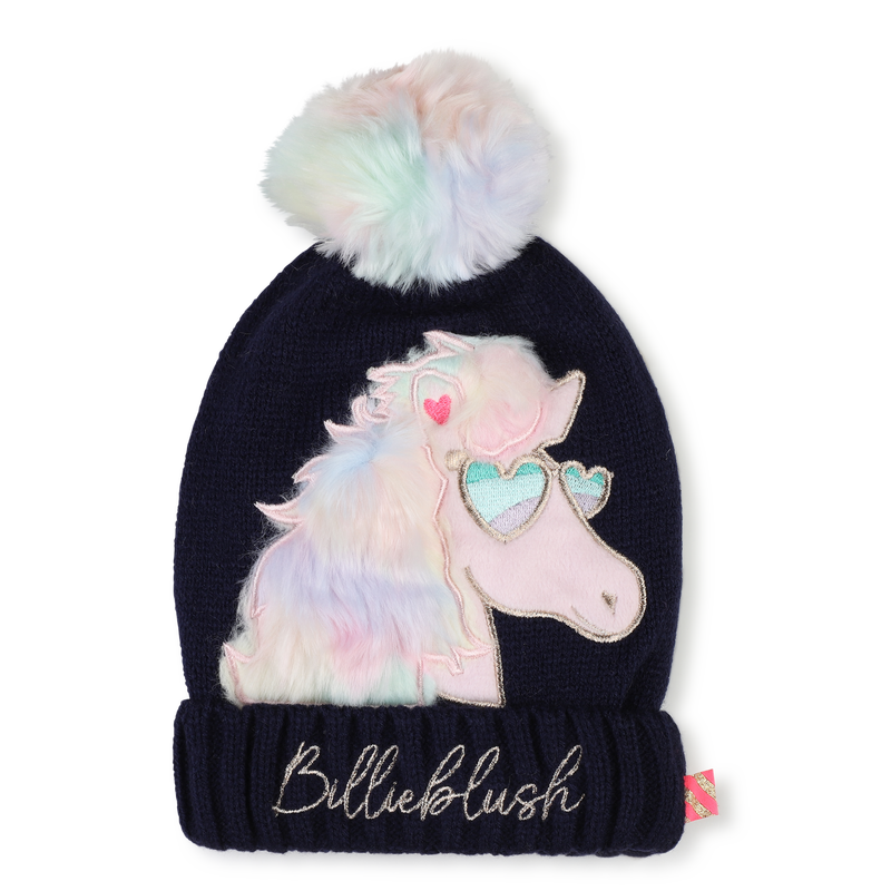 Bonnet P&eacute;gase &agrave; pompon BILLIEBLUSH 
                        FILLE