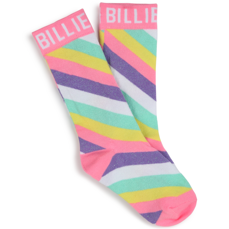 Chaussettes ray&eacute;es mi-hautes BILLIEBLUSH 
                        FILLE