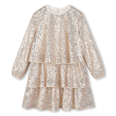 Robe volant&eacute;e orn&eacute;e de sequins BILLIEBLUSH FILLE