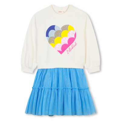 Robe bi-mati&egrave;re fantaisie BILLIEBLUSH FILLE