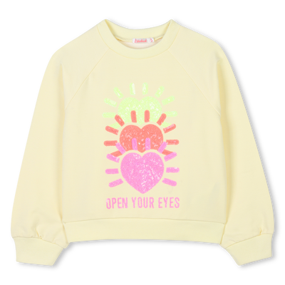 Sweat-shirt en molleton l&eacute;ger BILLIEBLUSH FILLE