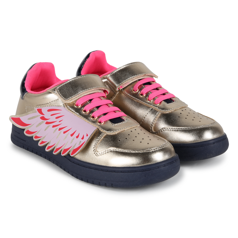 Baskets &agrave; lacets et fermeture auto-agrippante BILLIEBLUSH 
                        FILLE