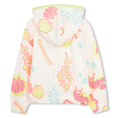 SWEAT ZIPP&Eacute; &Agrave; CAPUCHE BILLIEBLUSH FILLE