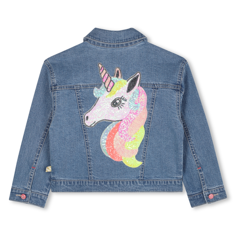Veste en denim &agrave; poches BILLIEBLUSH 
                        FILLE