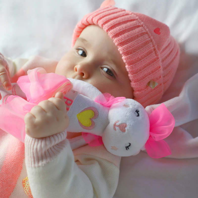Doudou en velours doux BILLIEBLUSH 
                    FILLE