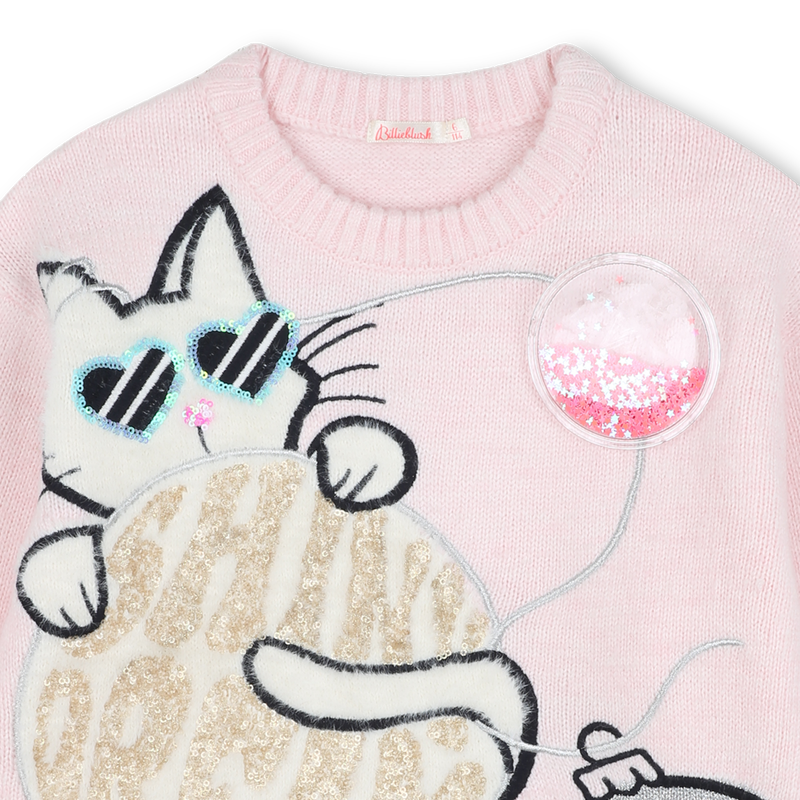 Pull de No&euml;l en tricot BILLIEBLUSH 
                        FILLE