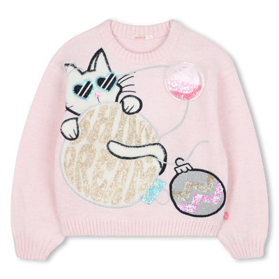 Pull de No&euml;l en tricot BILLIEBLUSH FILLE