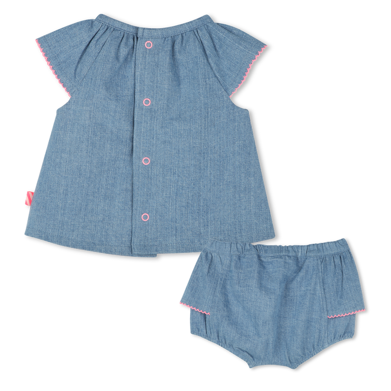 Robe en jean avec broderies BILLIEBLUSH 
                    FILLE