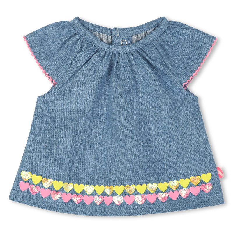 Robe en jean avec broderies BILLIEBLUSH 
                    FILLE