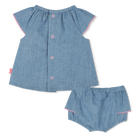 Ensemble en jean avec volants BILLIEBLUSH 
                    FILLE