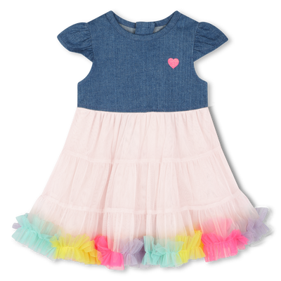 Robe bimatière avec volants BILLIEBLUSH FILLE