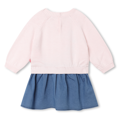 Robe bi-matière fantaisie BILLIEBLUSH FILLE