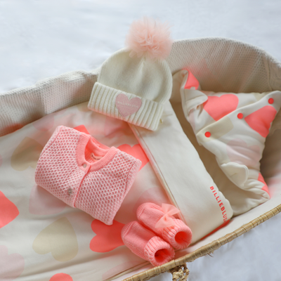 Bonnet tricot &agrave; pompon BILLIEBLUSH FILLE