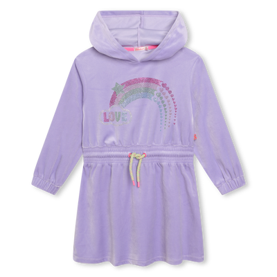 Robe à capuche en velours BILLIEBLUSH FILLE