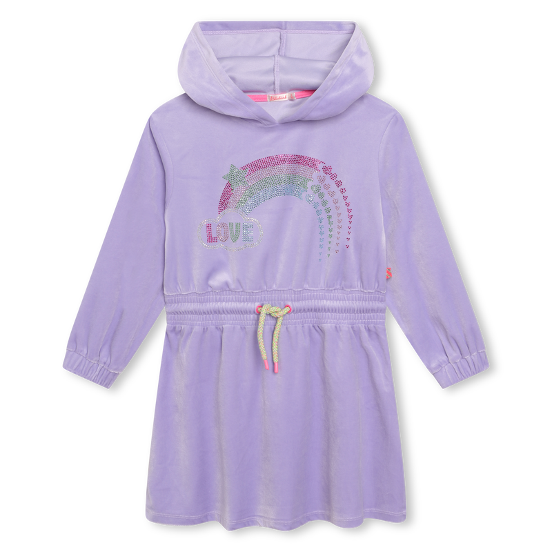 Robe à capuche en velours BILLIEBLUSH 
                        FILLE