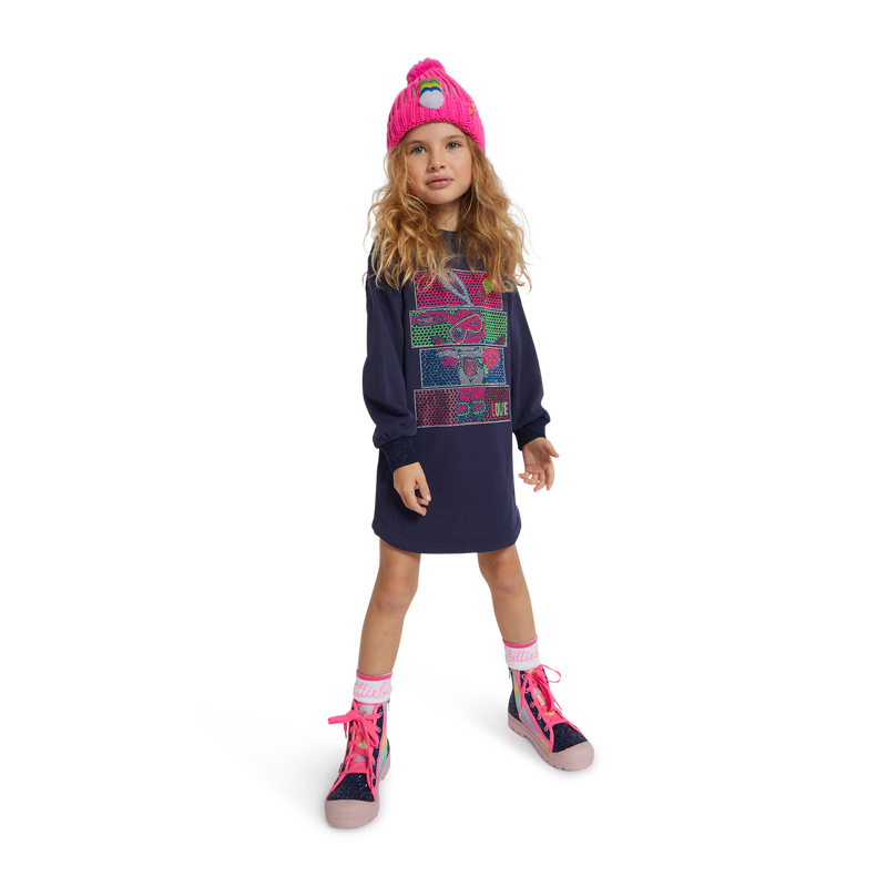 Robe molletonnée strassée BILLIEBLUSH 
                        FILLE