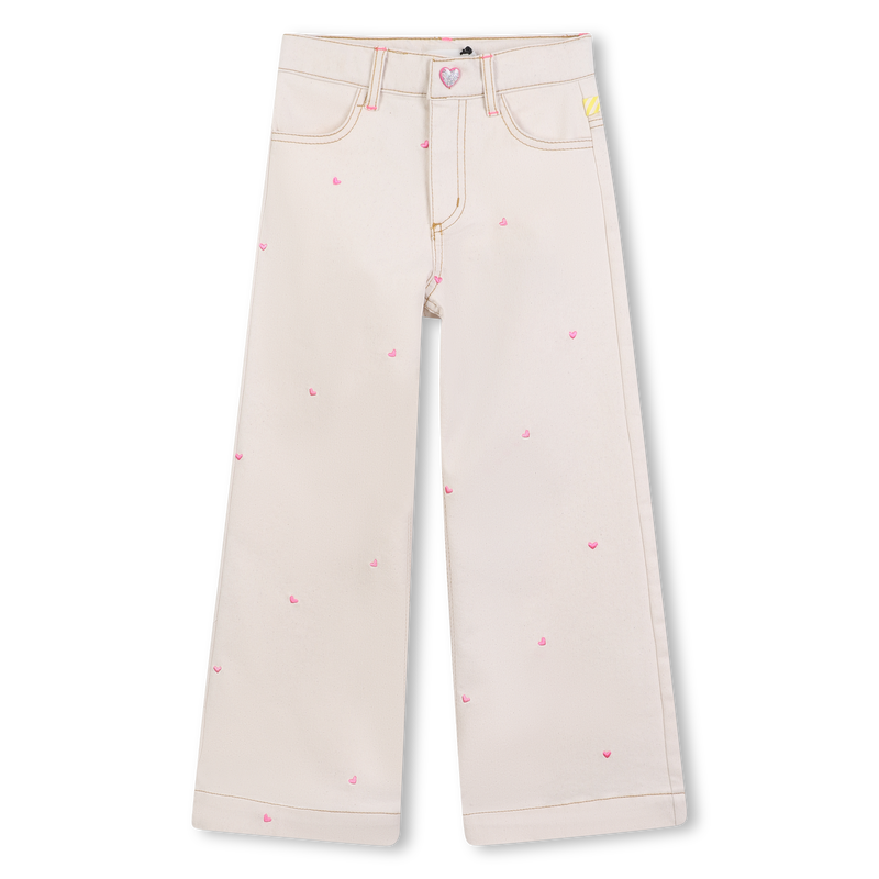Pantalon coton avec coeurs BILLIEBLUSH 
                        FILLE