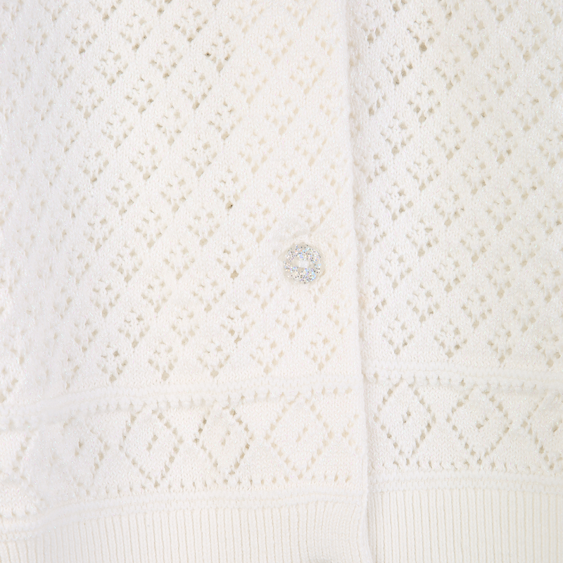 GILET EN MAILLE AJOUR&Eacute; BILLIEBLUSH 
                        FILLE