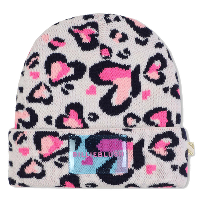 Bonnet motif l&eacute;opard BILLIEBLUSH FILLE