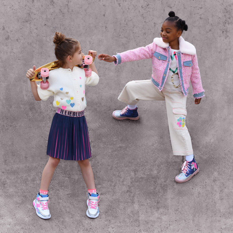 Bottines avec fermeture zipp&eacute;e et lacets BILLIEBLUSH 
                        FILLE