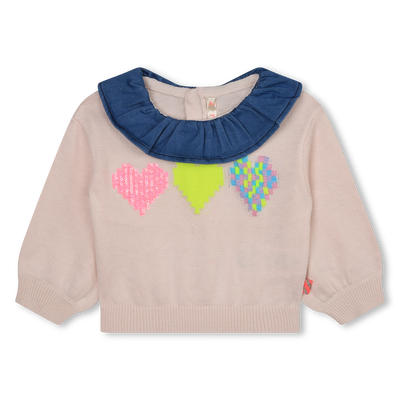 Pull en tricot avec coeurs BILLIEBLUSH FILLE