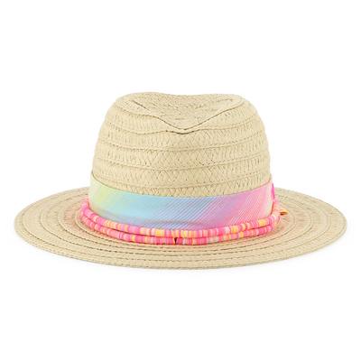 Chapeau bande ray&eacute;e et perles BILLIEBLUSH FILLE