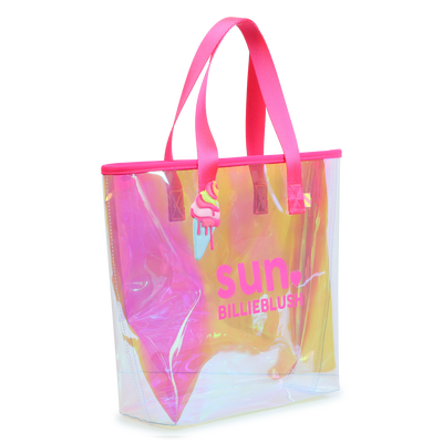 Sac cabas brillant avec badge BILLIEBLUSH FILLE