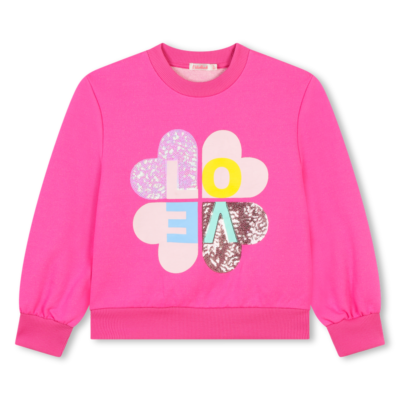 Sweat-shirt en molleton BILLIEBLUSH 
                        FILLE