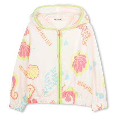 SWEAT ZIPP&Eacute; &Agrave; CAPUCHE BILLIEBLUSH FILLE