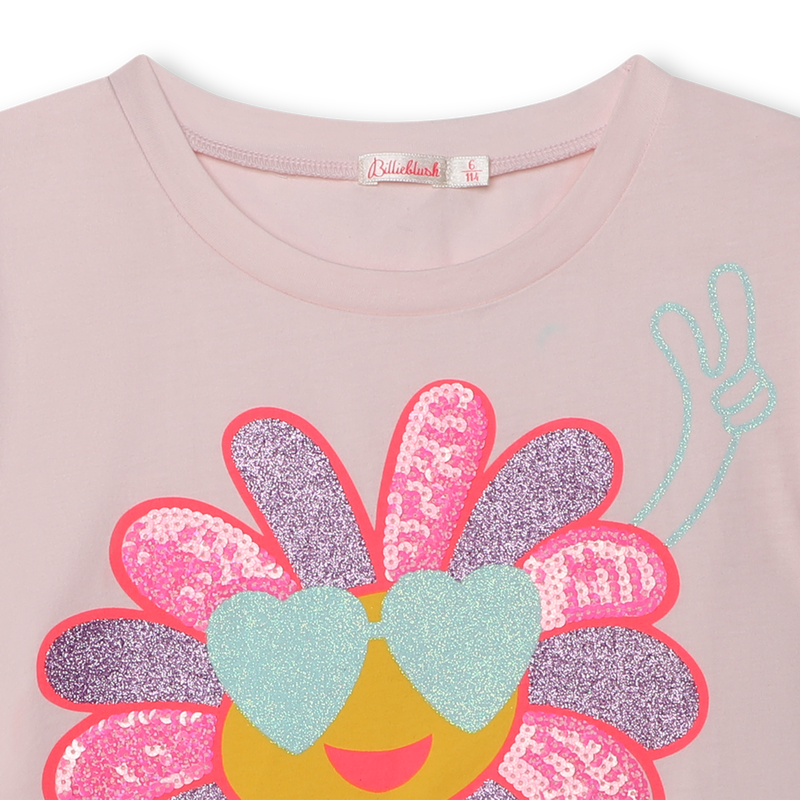 T-shirt &agrave; col rond et volants BILLIEBLUSH 
                        FILLE