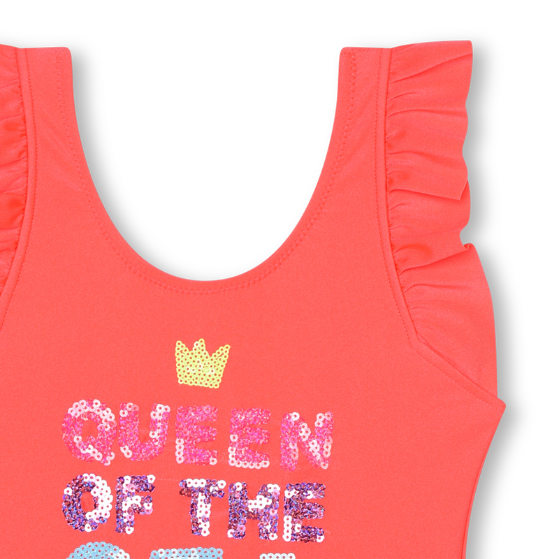 Maillot 1 pi&egrave;ce orn&eacute; de sequins BILLIEBLUSH 
                        FILLE