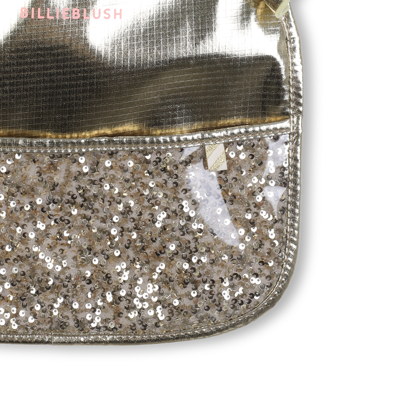 Bavoir m&eacute;tallis&eacute; BILLIEBLUSH 
                        FILLE