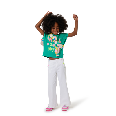 T-shirt ample &agrave; message BILLIEBLUSH FILLE