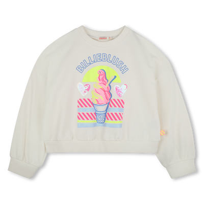 Sweat-shirt molletonn&eacute; BILLIEBLUSH FILLE
