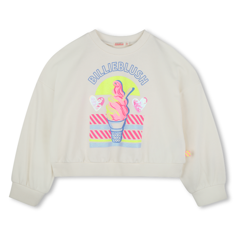Sweat-shirt molletonn&eacute; BILLIEBLUSH 
                        FILLE