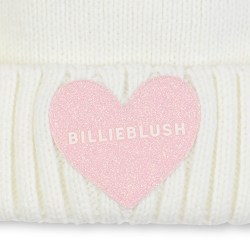 Bonnet tricot &agrave; pompon BILLIEBLUSH 
                        FILLE