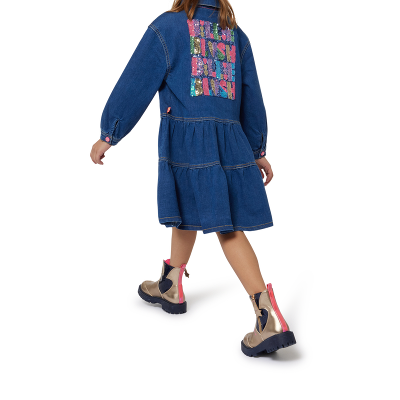 Bottines zipp&eacute;es paillet&eacute;es BILLIEBLUSH 
                        FILLE