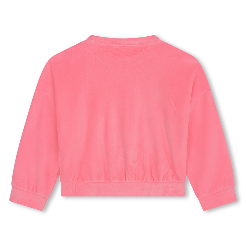 Sweat-shirt en velours BILLIEBLUSH 
                        FILLE