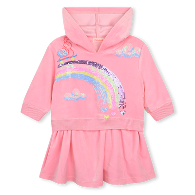 Robe en velours à capuche BILLIEBLUSH FILLE