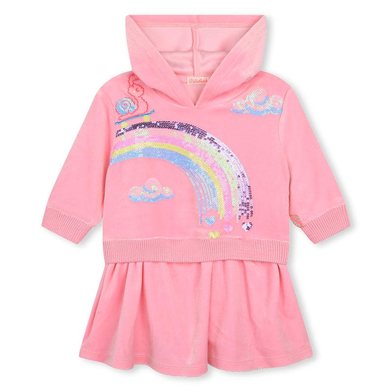 Robe en velours à capuche BILLIEBLUSH 
                        FILLE