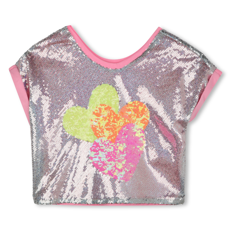 T-shirt fluide orn&eacute; de sequins BILLIEBLUSH 
                        FILLE